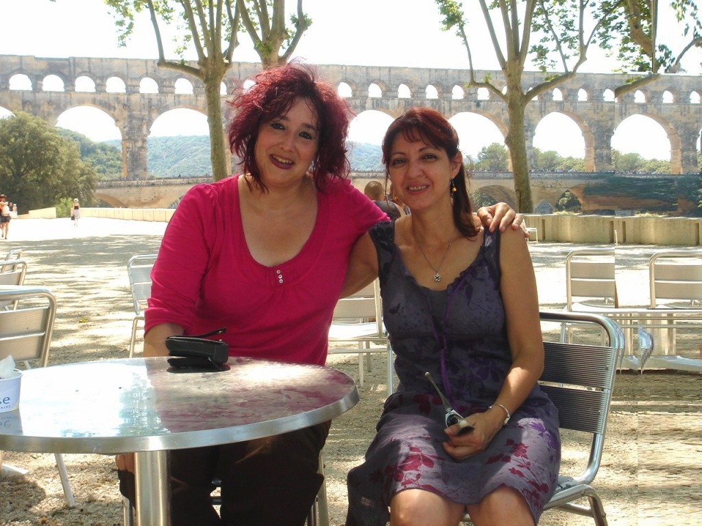 Catherine IMPORTUNA et Chantal BON-GALLO  Les  conteuses au Pont du Gard